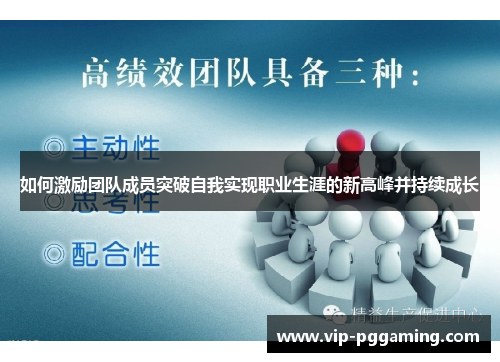 如何激励团队成员突破自我实现职业生涯的新高峰并持续成长